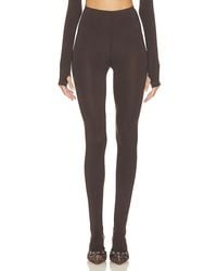 Norma Kamali - Legging With Footie - Lyst