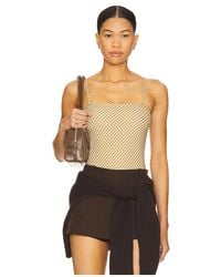 Commando - Classic Print Straight Cami Bodysuit - Lyst