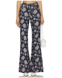 YUHAN WANG - Pantalones Jacquard. Rose En Talla En - Lyst