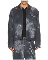 we11done - Trompe 'Oeil Denim Jacket - Lyst