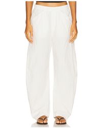 Cotton Citizen - Pantalón Con Trabillas Santorini En Color Ivory Talla (También En M, S, Xs) - Lyst