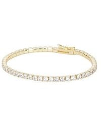 Shashi - Diamond Tennis Medium Bracelet - Lyst