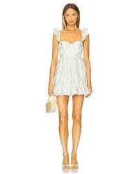 Baobab Pietro Mini Dress in White | Lyst