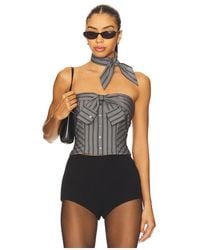 Nana Jacqueline - Amber Top En Color Gris Talla (También En M, S, Xs) - Lyst