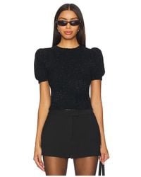 Alice + Olivia - Ciara Puff Sleeve Sweater - Lyst