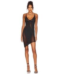 OW Collection - Minivestido Swirl En Color Negro Talla (También En M, S, Xl, Xs) - Lyst