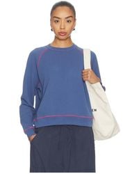 DONNI. - The Eco-Terry Contrast Stitch Sweatshirt - Lyst