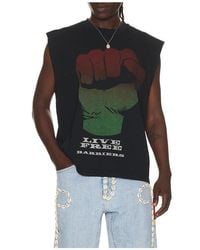 Barriers Worldwide - Fist Sleeveless Tee - Lyst