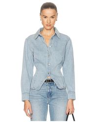 Hudson Jeans - Button Up Long Sleeve Shirt - Lyst
