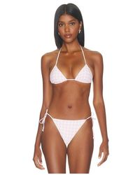 WeWoreWhat - Triangle Bikini Top - Lyst