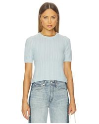 Rag & Bone - Francesca Merino Short Sleeve Sweater - Lyst