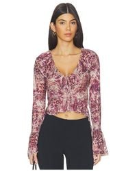 superdown - Kairi Long Sleeve Top - Lyst