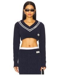 we11done - Cable Cropped Sweater - Lyst