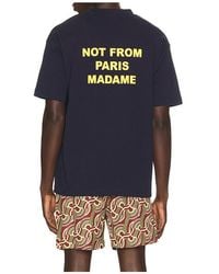 Drole de Monsieur - Bold Slogan Tee Shirt - Lyst