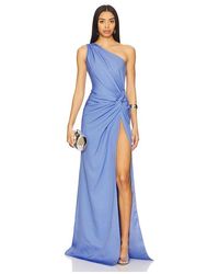 SAU LEE - Kleid Aus Crêpe Helene - Lyst