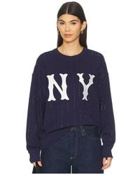 Terez - X Revolve Yankees Gem Pinstripe Sweatshirt - Lyst