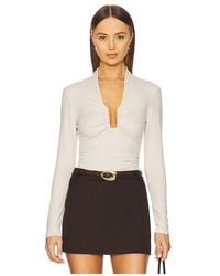 Susana Monaco - Square Wire Gathered Top - Lyst