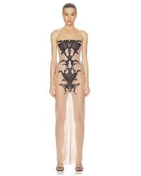 Halo - Wing Lace Corset Dress - Lyst