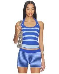De Rococo - Boucle Halter Neck Top - Lyst