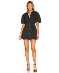 Jonathan Simkhai - Vestido De Popelina Cleo En Color Negro Talla (También En 10, 2, 4, 6, 8) - Lyst