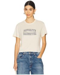 FAVORITE DAUGHTER - Cropped Collegiate Tee - Lyst