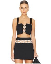 MY BEACHY SIDE - Square Neck Crop Top - Lyst