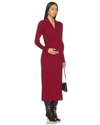 HATCH - The Averie Polo Rib Sweater Dress - Lyst