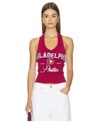 OFF SEASON - Ruched Halter Top - Lyst