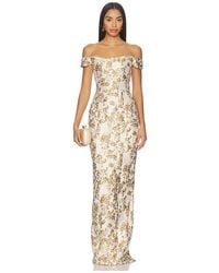 SAU LEE - Joanna Jacquard Gown - Lyst