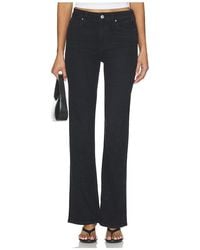 PAIGE - High Rise Laurel Canyon With Twisted Seam Bootcut Jeans - Lyst