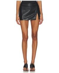 superdown - Miley Faux Leather Skort - Lyst