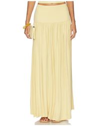 AYA MUSE - Falda Maxi En Color Amarillo Talla (También En M, Xs) - Lyst