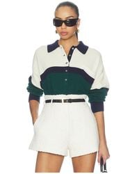 GOOD AMERICAN - The Oversized Rugby Sweater - Lyst