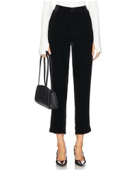 L'Agence - Rebel Velvet Trouser - Lyst