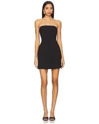 Bardot - Kleid Mit Kristallen Am Ausschnitt Und Ausgestelltem Rock Karoline - Lyst