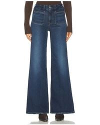 GOOD AMERICAN - Soft Tech Good Waist Palazzo Jeans - Lyst