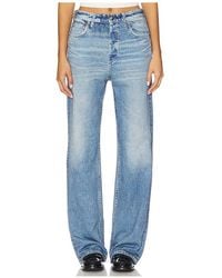 Rag & Bone - Miramar Terry Shea Straight Pant Jeans - Lyst
