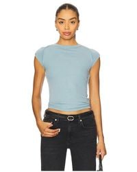 Free People - Camiseta Ever Had En Color Azul Talla (También En M, S, Xl, Xs) - Lyst