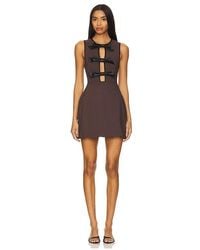 WeWoreWhat - Piped Peplum Mini Dress - Lyst