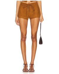 Lovers + Friends - Noella Faux Suede Short - Lyst