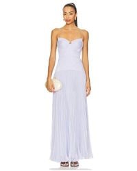 AMUR - Saylor Pleated Gown - Lyst