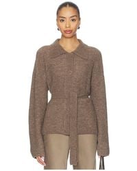 L'academie - 'Academie Jessamy Knit Belted Cardigan - Lyst