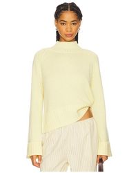 Autumn Cashmere - Top Cuello Alto En Color Amarillo Talla (También En M, S, Xs) - Lyst