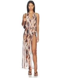 superdown - Tovianna Halter Maxi Dress - Lyst