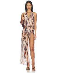 superdown - Tovianna Halter Maxi Dress - Lyst