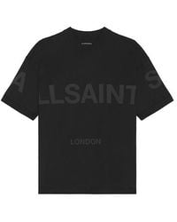 AllSaints - Biggy Crew Neck Tee - Lyst