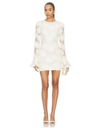 ROTATE BIRGER CHRISTENSEN - Flower Mesh Mini Dress - Lyst