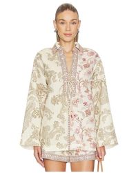 Hemant & Nandita - Drop Shoulder Collared Tunic - Lyst