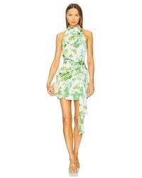 Elliatt Mira Halter Mini Dress in White | Lyst