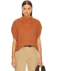 525 - Cate Sleeveless Turtleneck Sweater - Lyst